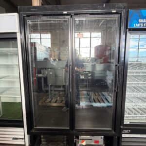 Hussmann Single Vertical Glass 2 Door Chiller HGL-2  REFURBISHED - SRBAC-17