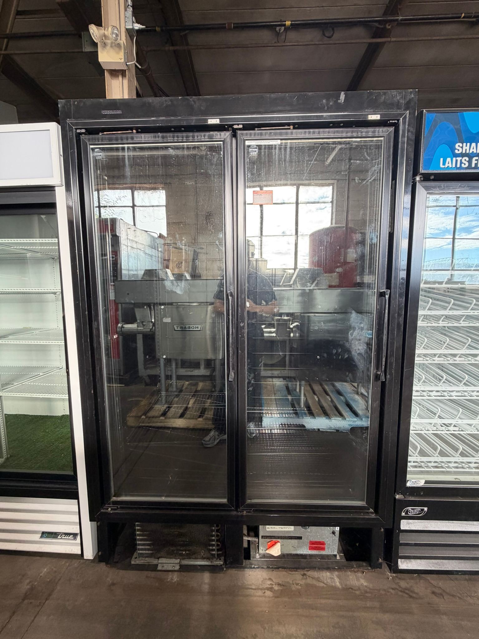 Hussmann Single Vertical Glass 2 Door Chiller HGL-2 REFURBISHED - SRBAC-17 Hussmann Single Vertical Glass 2 Door Chiller HGL-2 REFURBISHED - SRBAC-17