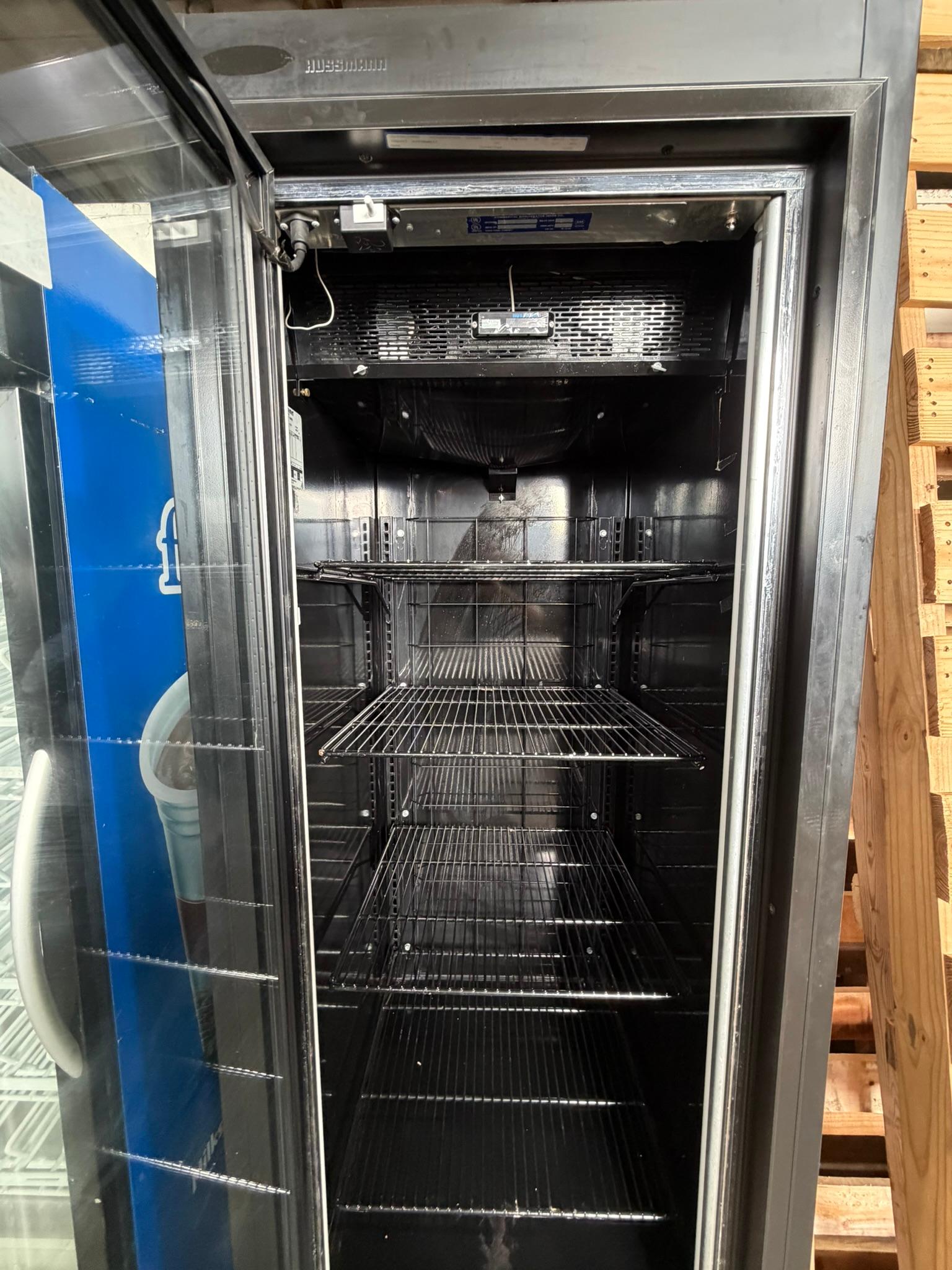 Hussmann Single Vertical Glass Door Freezer HGL-1 REFURBISHED - SRBAC-20