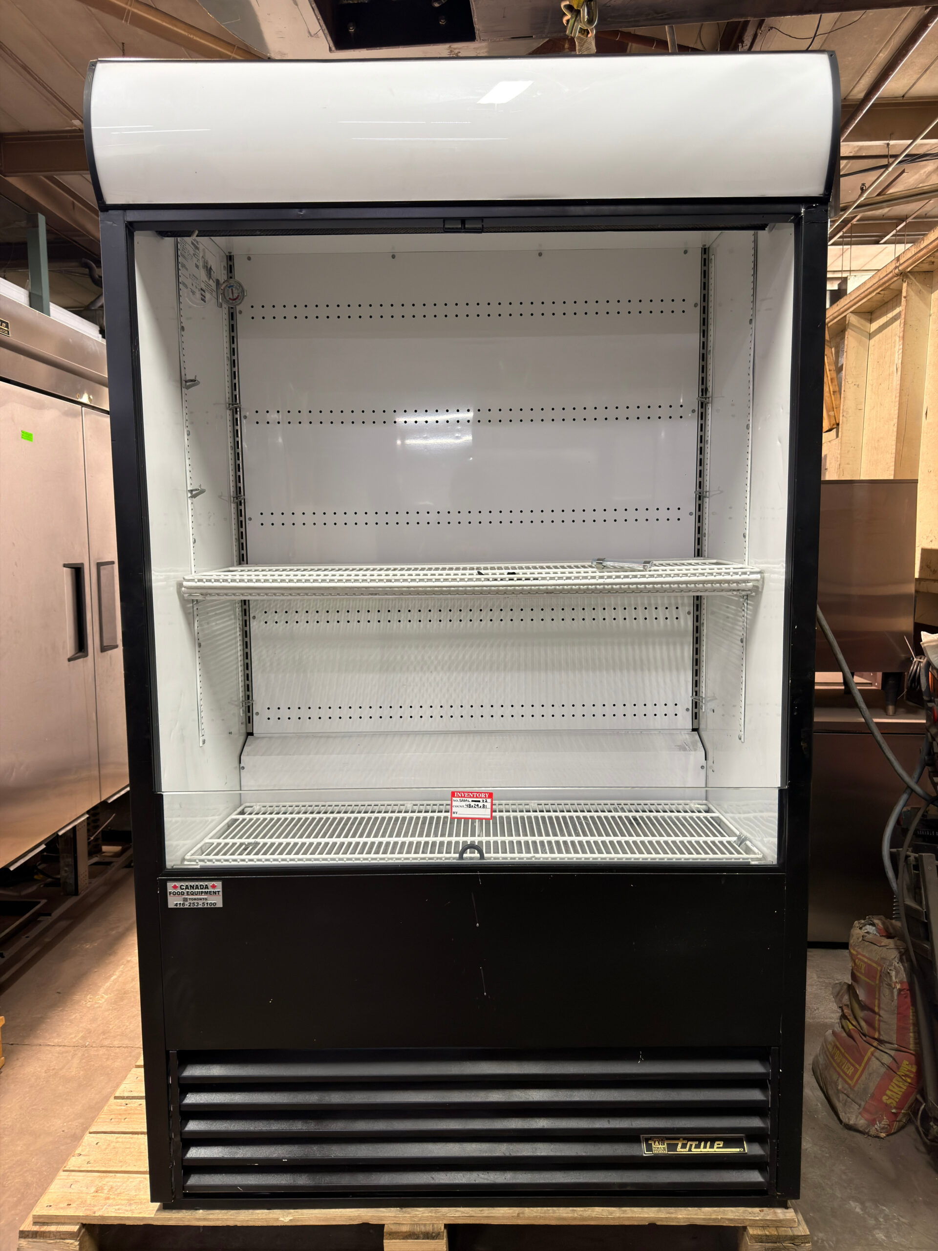 True TAC-48-LD 48″ Vertical Open Air Curtain Merchandiser REFURBISHED - SRBAC-22 True TAC-48-LD 48″ Vertical Open Air Curtain Merchandiser REFURBISHED - SRBAC-22