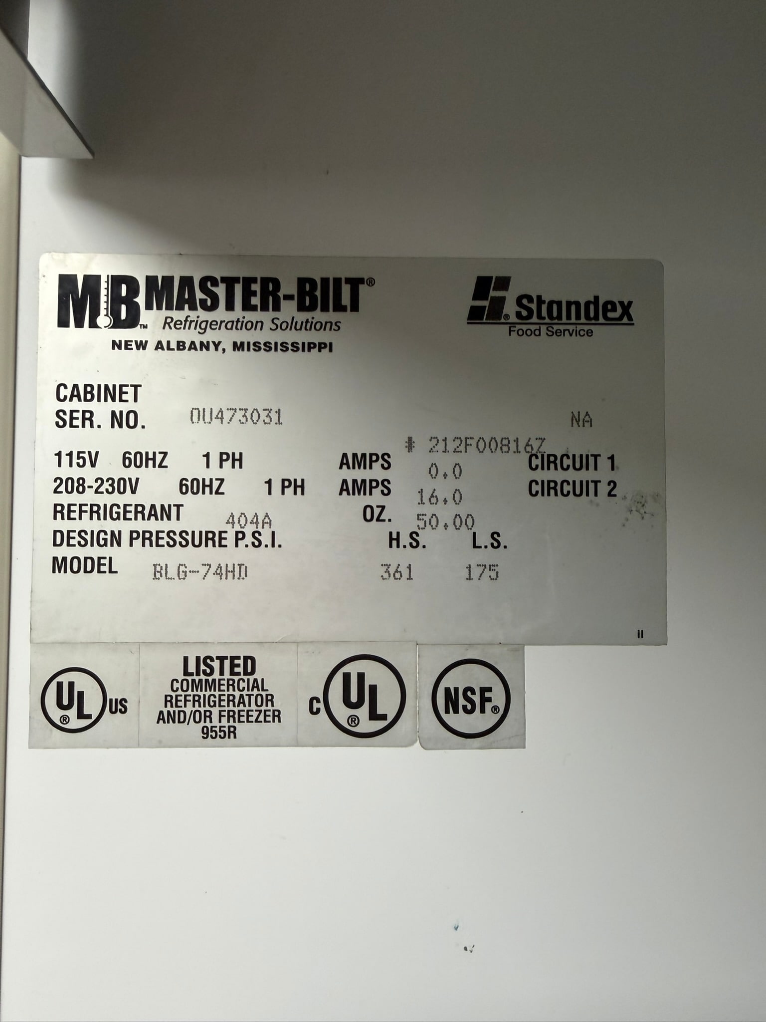 Master-Bilt BGM-74HD 78″ Three Glass Door Cooler REFURBISHED – SRBAC-32