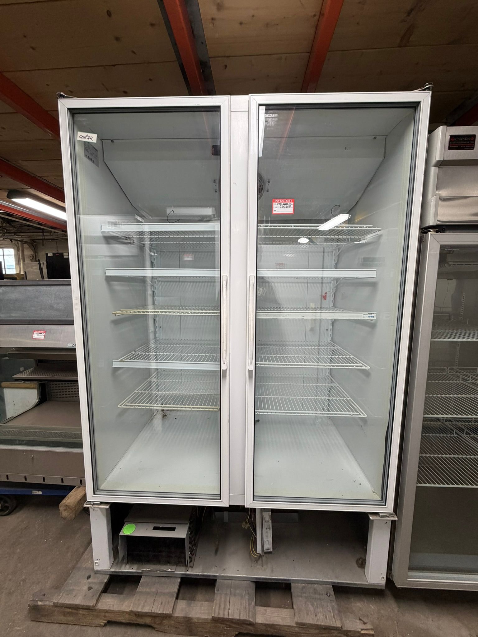 MASTER-BILT BMG-48 2 Door Upright glass Reach- In Refrigerated 115V REFURBISHED – SRBAC-46