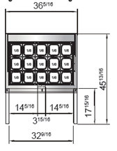 Atosa MSF3615GR 36″ 2 Door Mega Top Prep Refrigerator