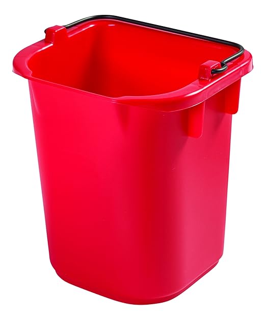 Rubbermaid Sanitizing Pail 5qt Red - 1857375 Rubbermaid Sanitizing Pail 5qt Red - 1857375