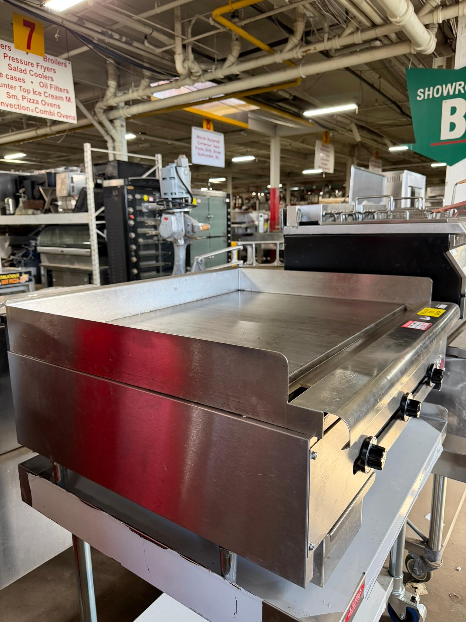 Wells 36" Countertop Griddle with Hi-Lo Controls Natural Gas / NO STAND INC REFURBISHED - SRBO-0162