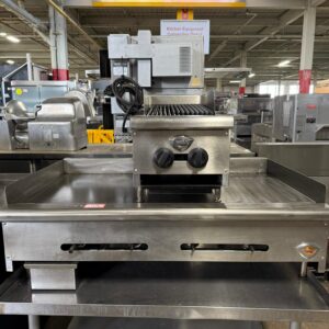 Wells 48" Countertop Griddle with Hi-Lo Controls Natural Gas 120,000 BTU REFURBISHED - SRBO-0166