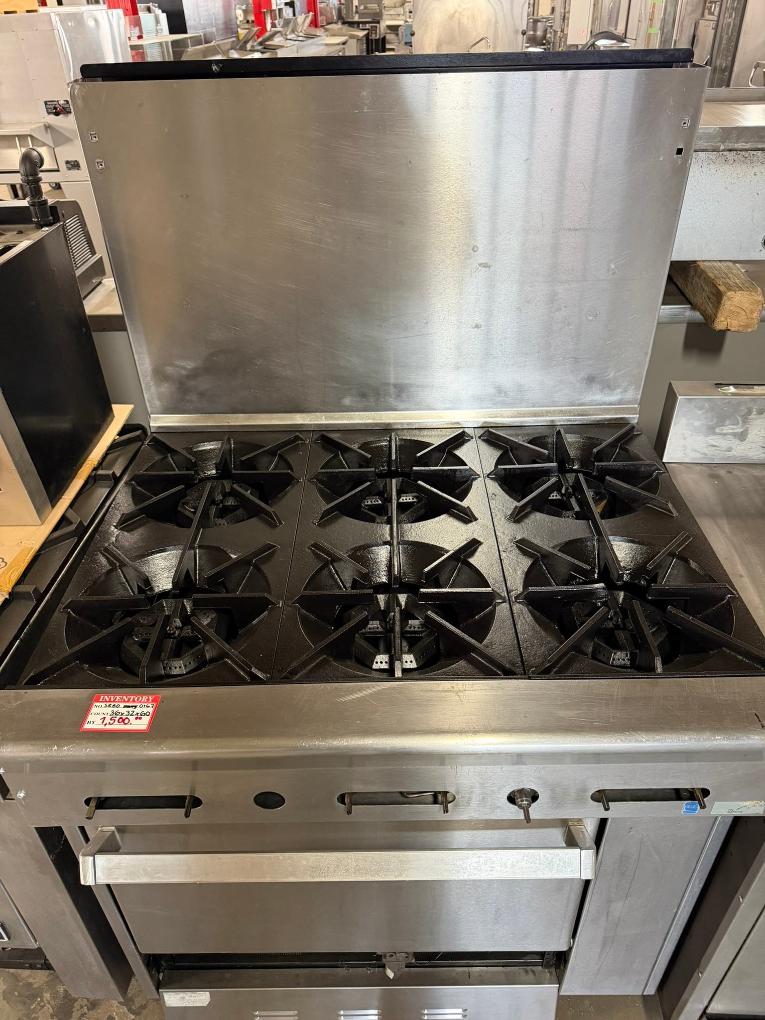 36″ Nat. Gas 6 Burner PX-12G-4-26 REFURBISHED – SRBO-0167