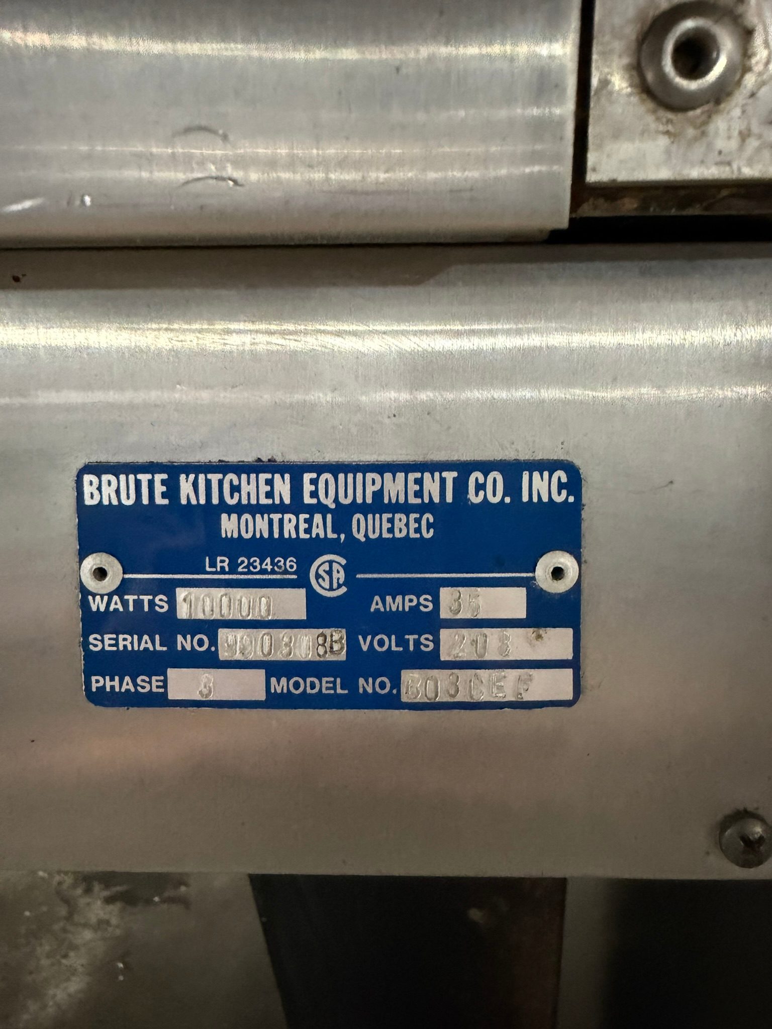 Brute convection oven - REFURBISHED – SRBO-0176