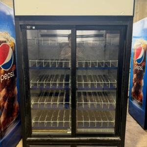 QBD - CD40-HC Refrigerator 2 sliding doors 48X29.5X78.12 - REFURBISHED