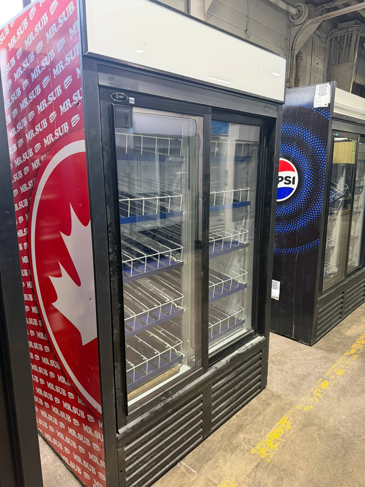 QBD - CD40-HC Refrigerator 2 sliding doors 48X29.5X78.12 - REFURBISHED QBD - CD40-HC Refrigerator 2 sliding doors 48X29.5X78.12 - REFURBISHED