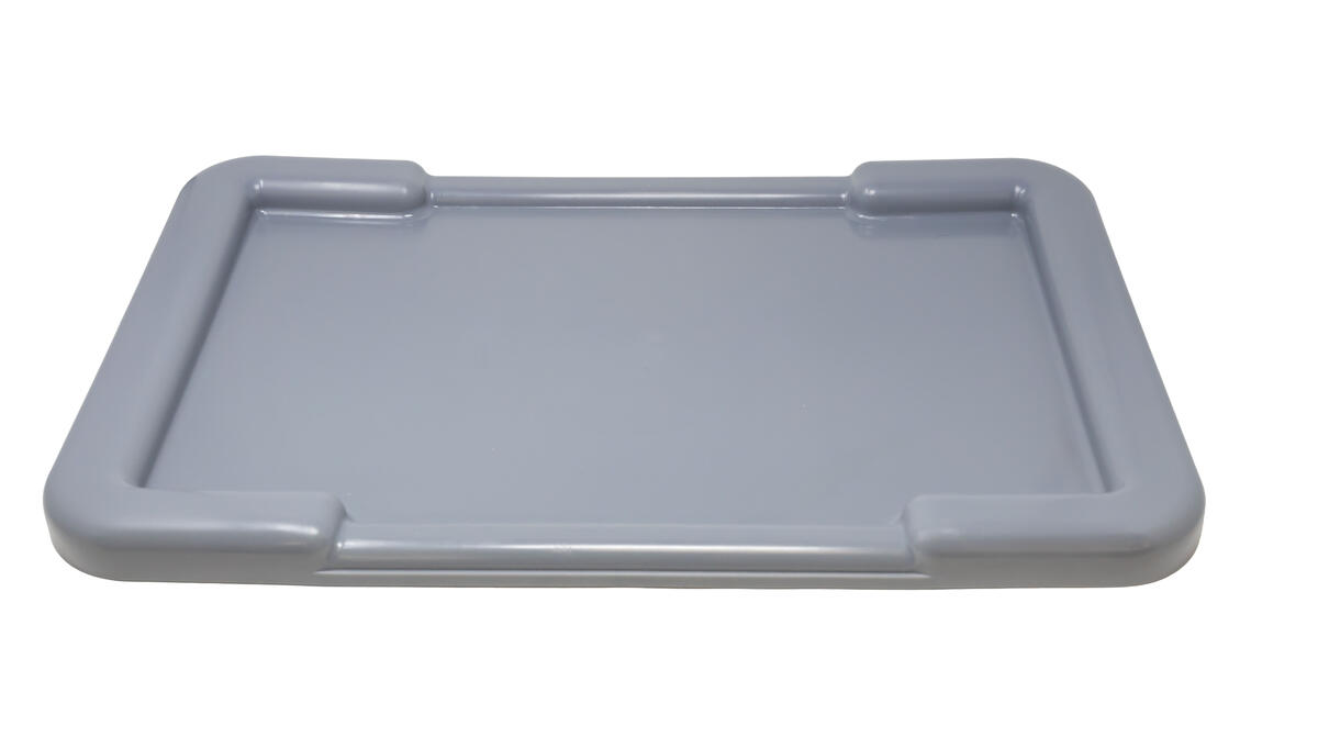 Gray Lids for Meat Lug Tote Boxes - 21647