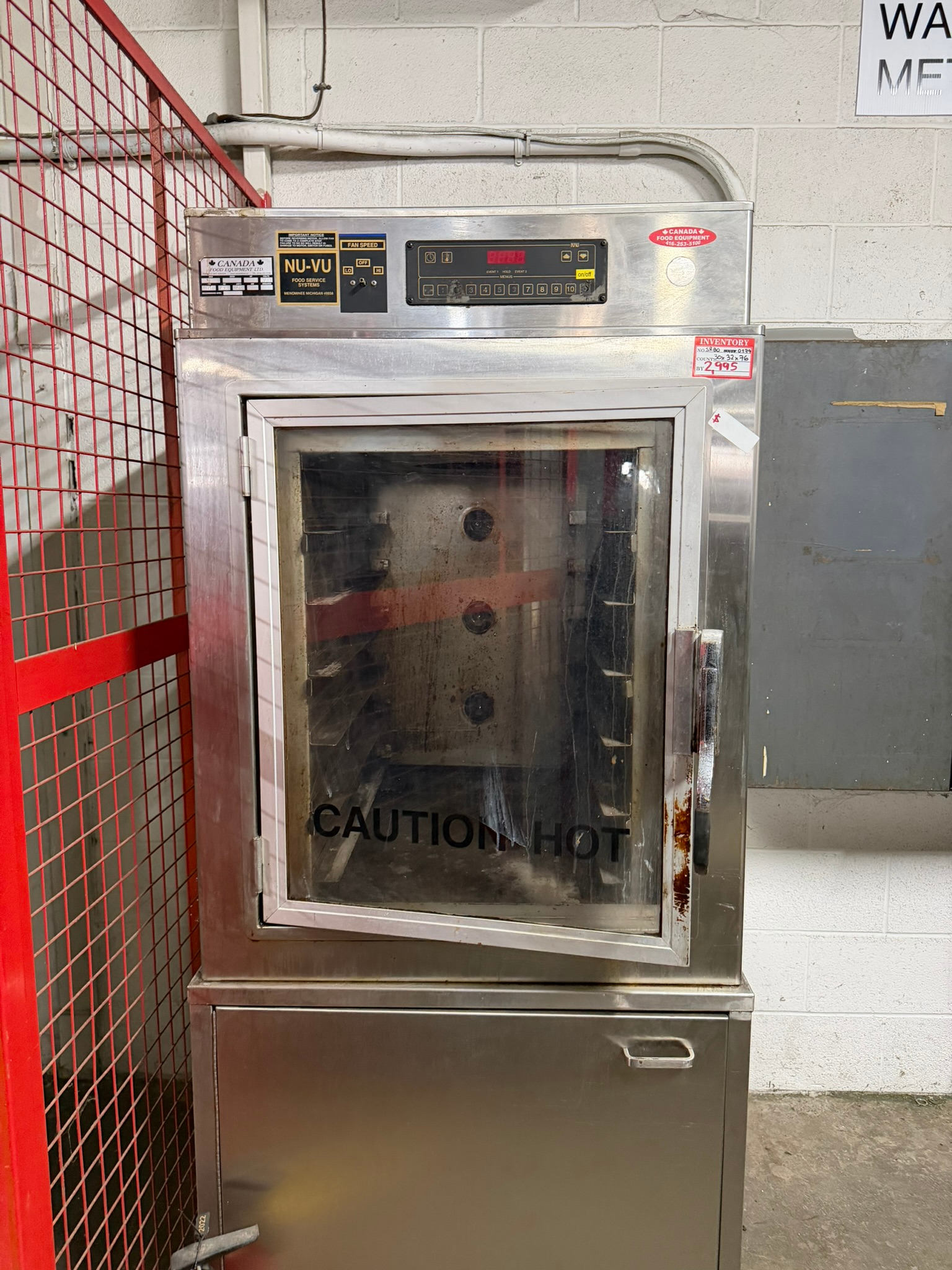 Nu-vu UB-6T Tabletop Oven REFURBISHED – SRBO-0179