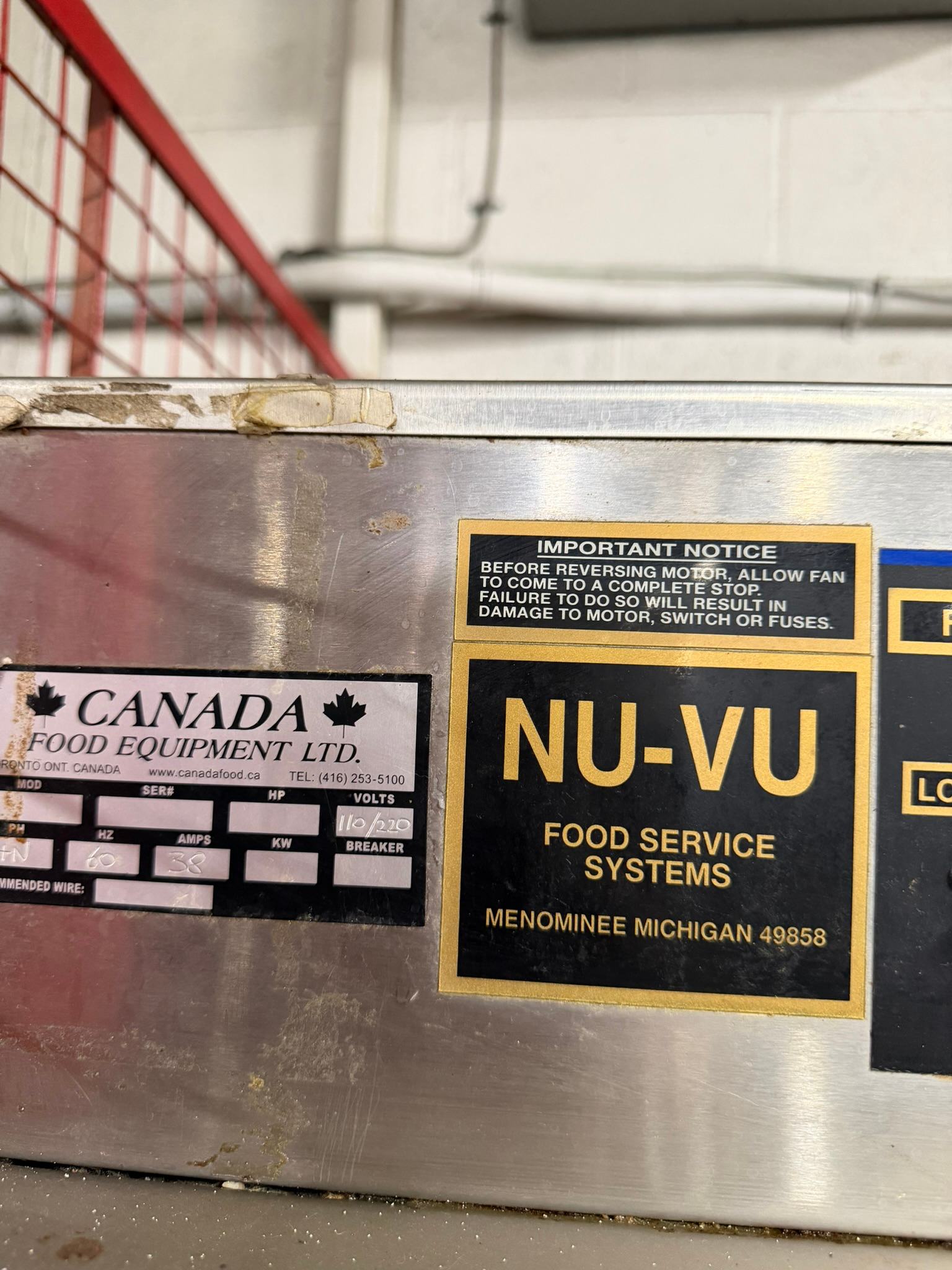 Nu-vu UB-6T Tabletop Oven REFURBISHED – SRBO-0179