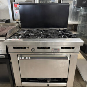 Garland 6 Burner Gas Range with Standard Oven REFURBISHED SRBO-0186