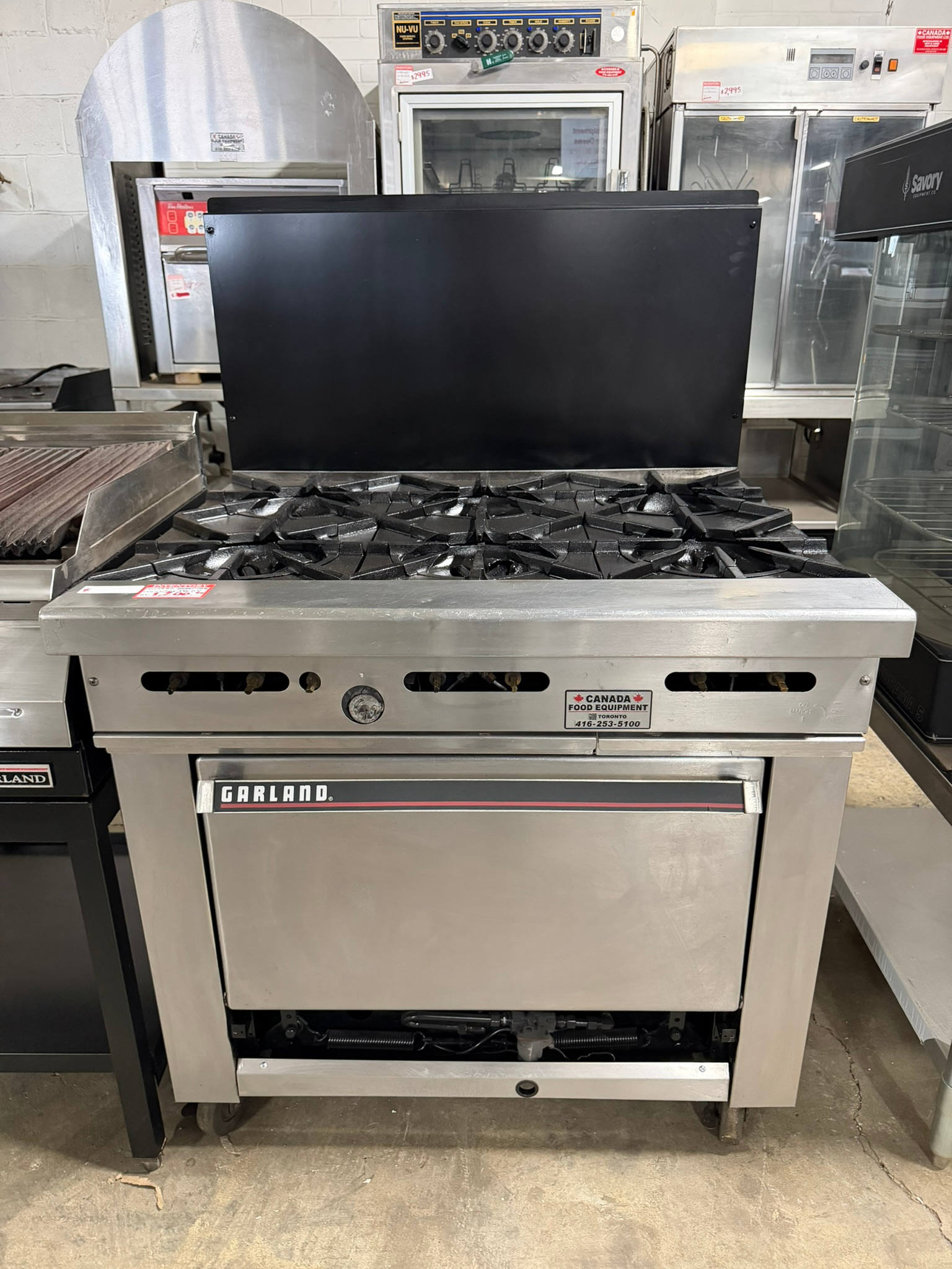 Garland 6 Burner Gas Range with Standard Oven REFURBISHED SRBO-0186 Garland 6 Burner Gas Range with Standard Oven REFURBISHED SRBO-0186