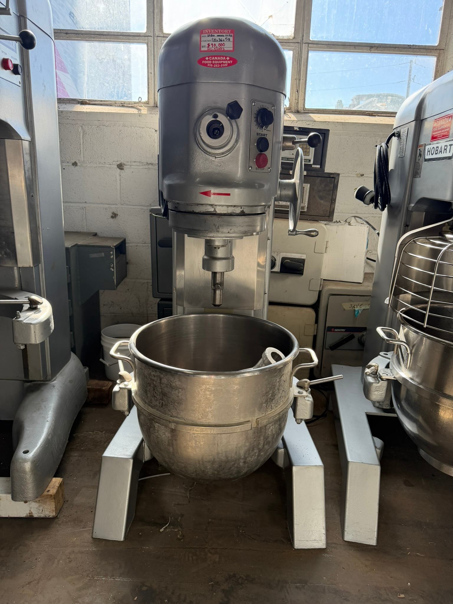 Hobart H600 Planetary Dough Mixer 60Qt. *NO GUARD* REFURBISHED – SRBO-0192