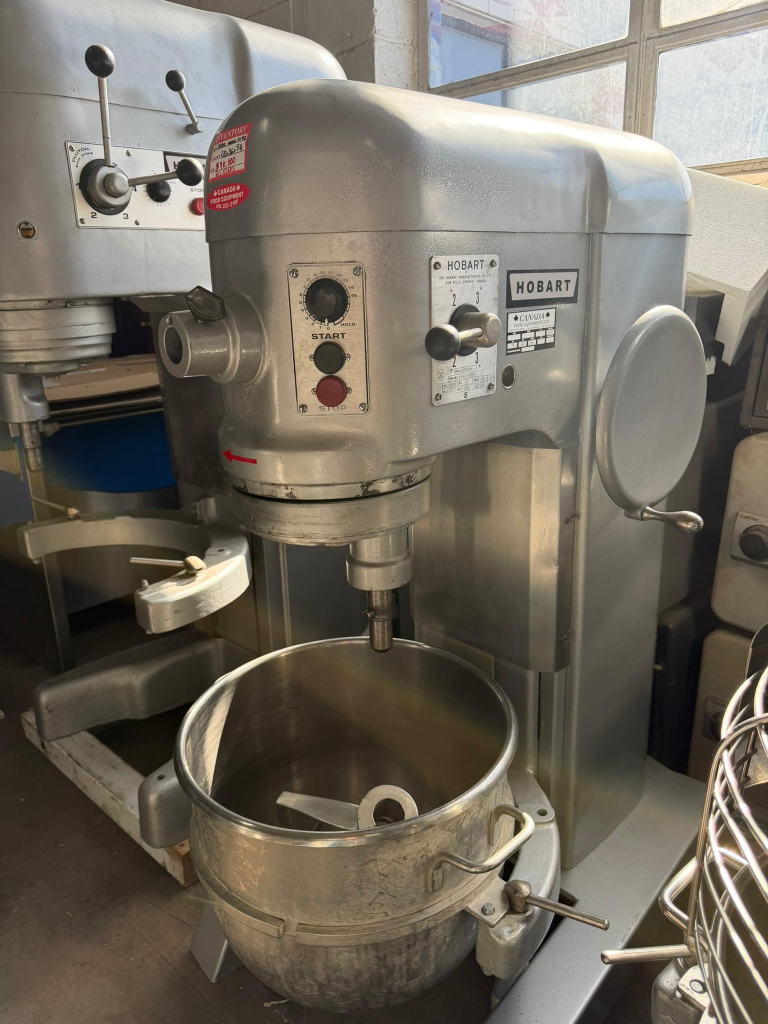 Hobart H600 Planetary Dough Mixer 60Qt. *NO GUARD* REFURBISHED – SRBO-0192