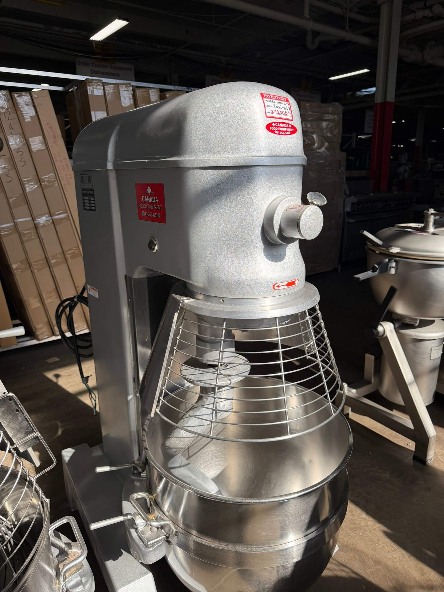 Bakemax BMPM080 80 Qt Planetary Floor Mixer REFURBISHED – SRBO-0194