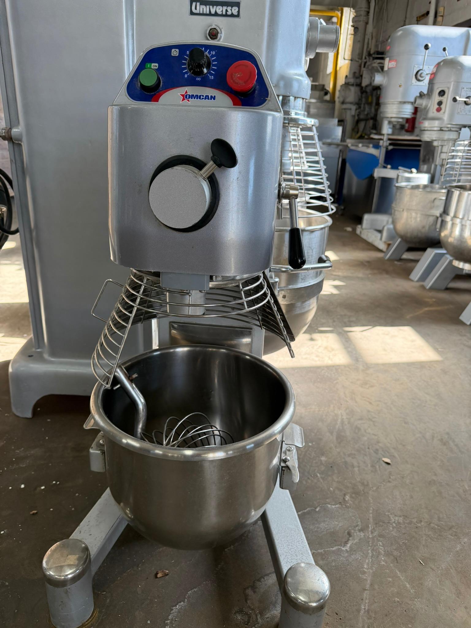 Omcan 20 qt Heavy-Duty Planetary Mixer with Timer and Guard – 110V, 1500W REFURBISHED – SRBO-0196