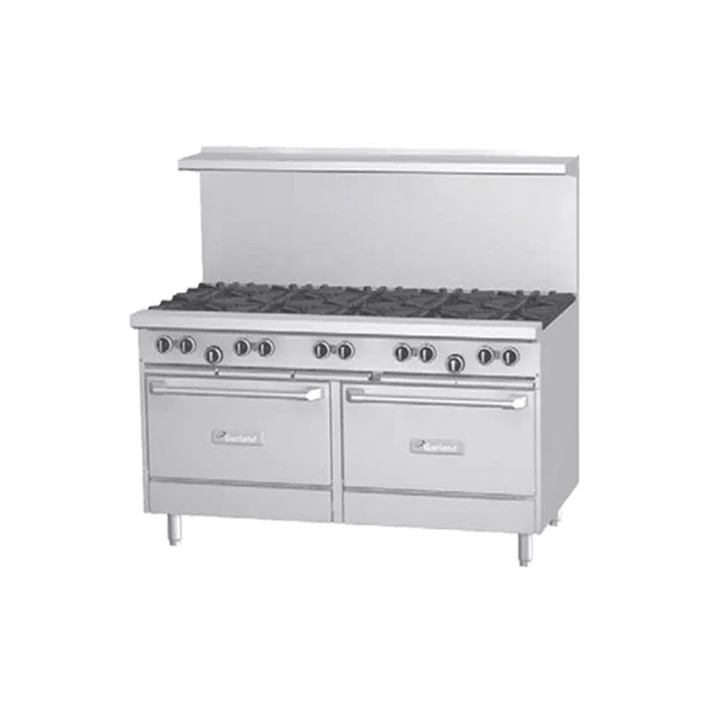 Garland G60-6G24RR Starfire Pro Series 60" Natural Gas 6-Burner Range With 24" Griddle and 2 Standard Ovens - 310,000 BTU Garland G60-6G24RR Starfire Pro Series 60" Natural Gas 6-Burner Range With 24" Griddle and 2 Standard Ovens - 310,000 BTU