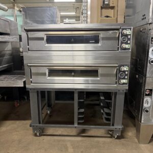 Ampto PM-105.65 52" iDeck Digital Control Electric Moretti Forni Pizza Oven with 41" x 26" x 5.5" Chamber REFURBISHED - SRBO-0197