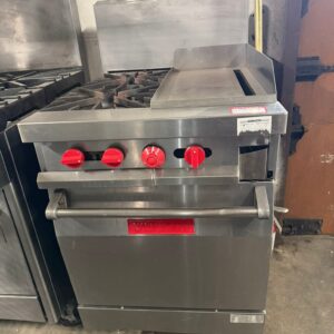 Vulcan 24" 2 Burner & 12 " Griddle Gas Range with Standard Oven REFURBISHED - SRBO-0200