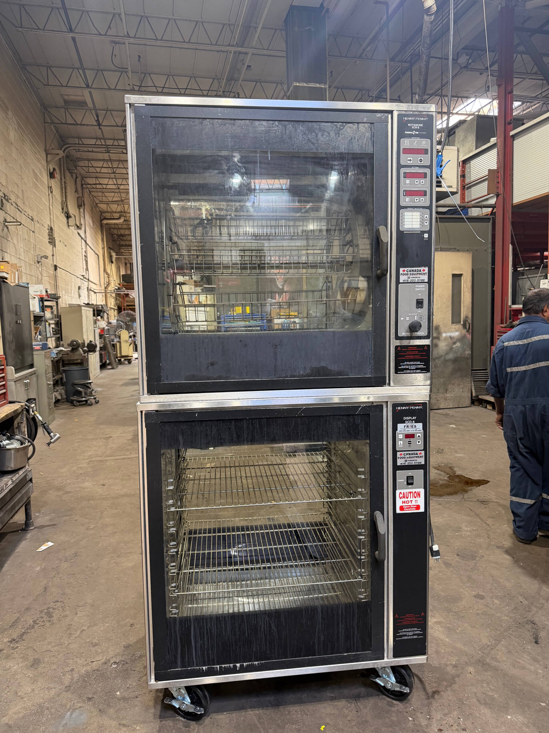 Henny Penny Model SCR 8 Rotisserie - Henny Penny SCD-8 Warmer - SRBO-0198 Henny Penny Model SCR 8 Rotisserie - Henny Penny SCD-8 Warmer - SRBO-0198
