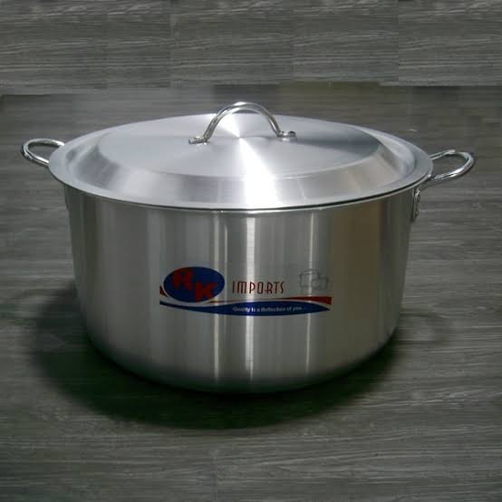 RK Aluminum Heavy Duty Pot c/w lid  24"x12"- KA-PKCP52