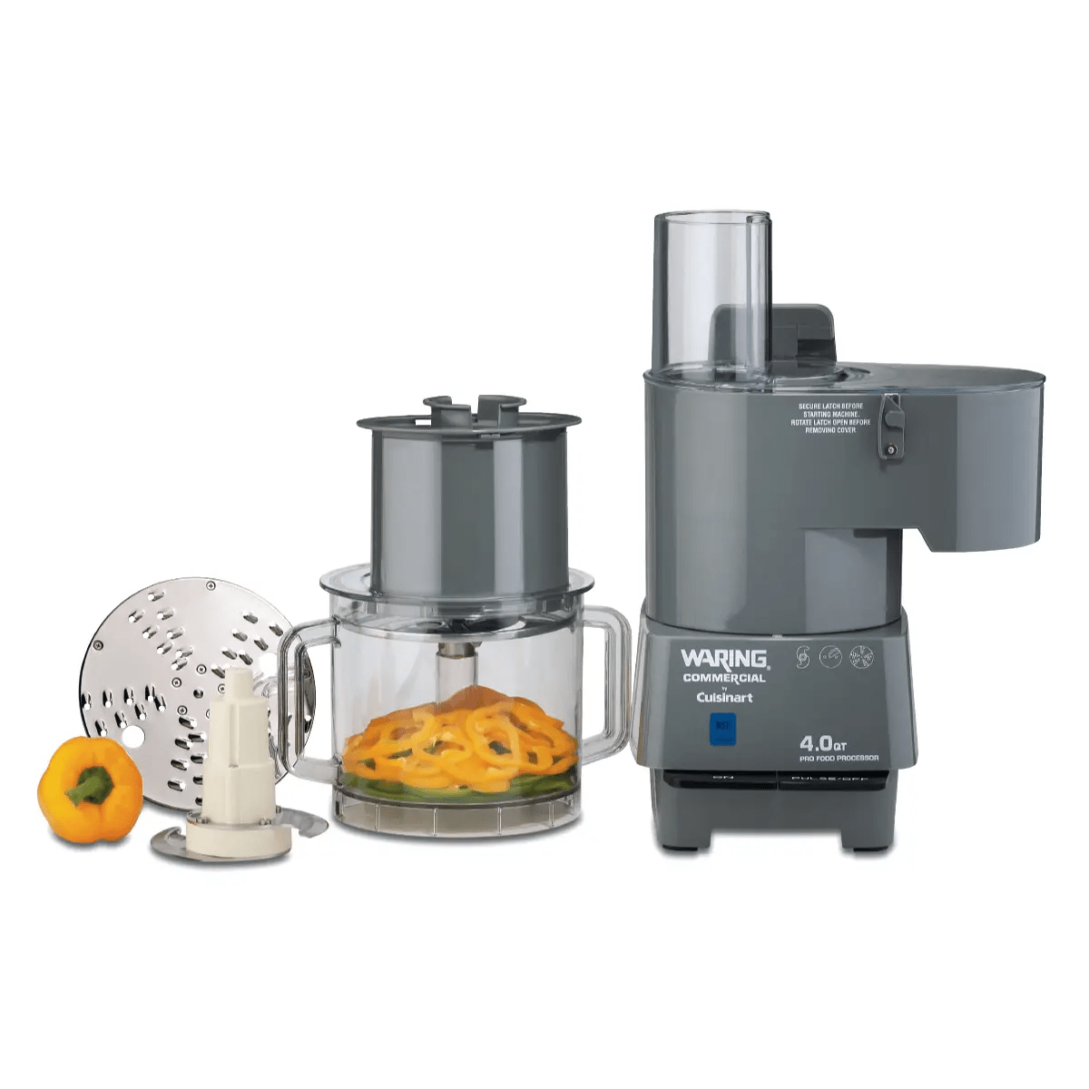 DEMO  - Waring FP40C 4 Qt Continuous Feed Food Processor