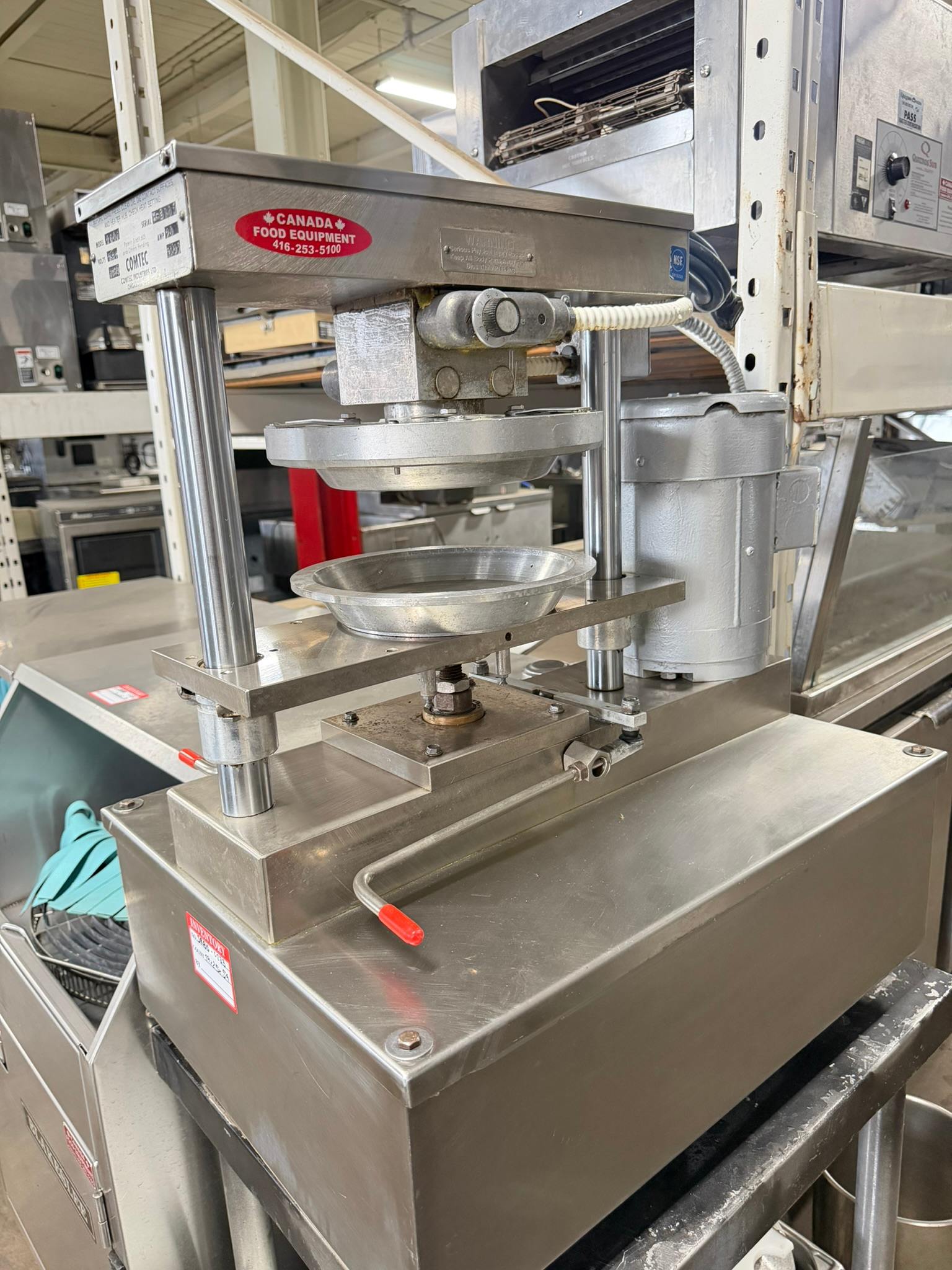 Comtec 1100 Pie Press & Pastry Crust Press REFURBISHED CFE-0136