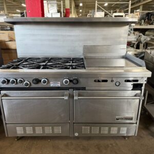 Garland H284-24G Propane 6-Burner 24” Griddle and 2 Ovens REFURBISHED CFE-0002 Garland H284-24G Propane 6-Burner 24” Griddle and 2 Ovens REFURBISHED CFE-0002
