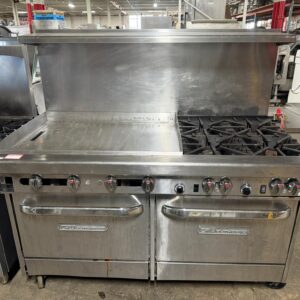 Southbend 4601DD-3GL 60" 4 Burner Gas Range w/ Griddle & (2) Standard Ovens, Natural Gas REFURBISHED CFE-0024 Southbend 4601DD-3GL 60" 4 Burner Gas Range w/ Griddle & (2) Standard Ovens, Natural Gas REFURBISHED CFE-0024