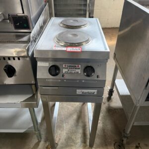 Garland ED-15THSE 15" Designer Series 2-Burner Electric Hot Plate - 208/240V REFURBISHED CFE-0093