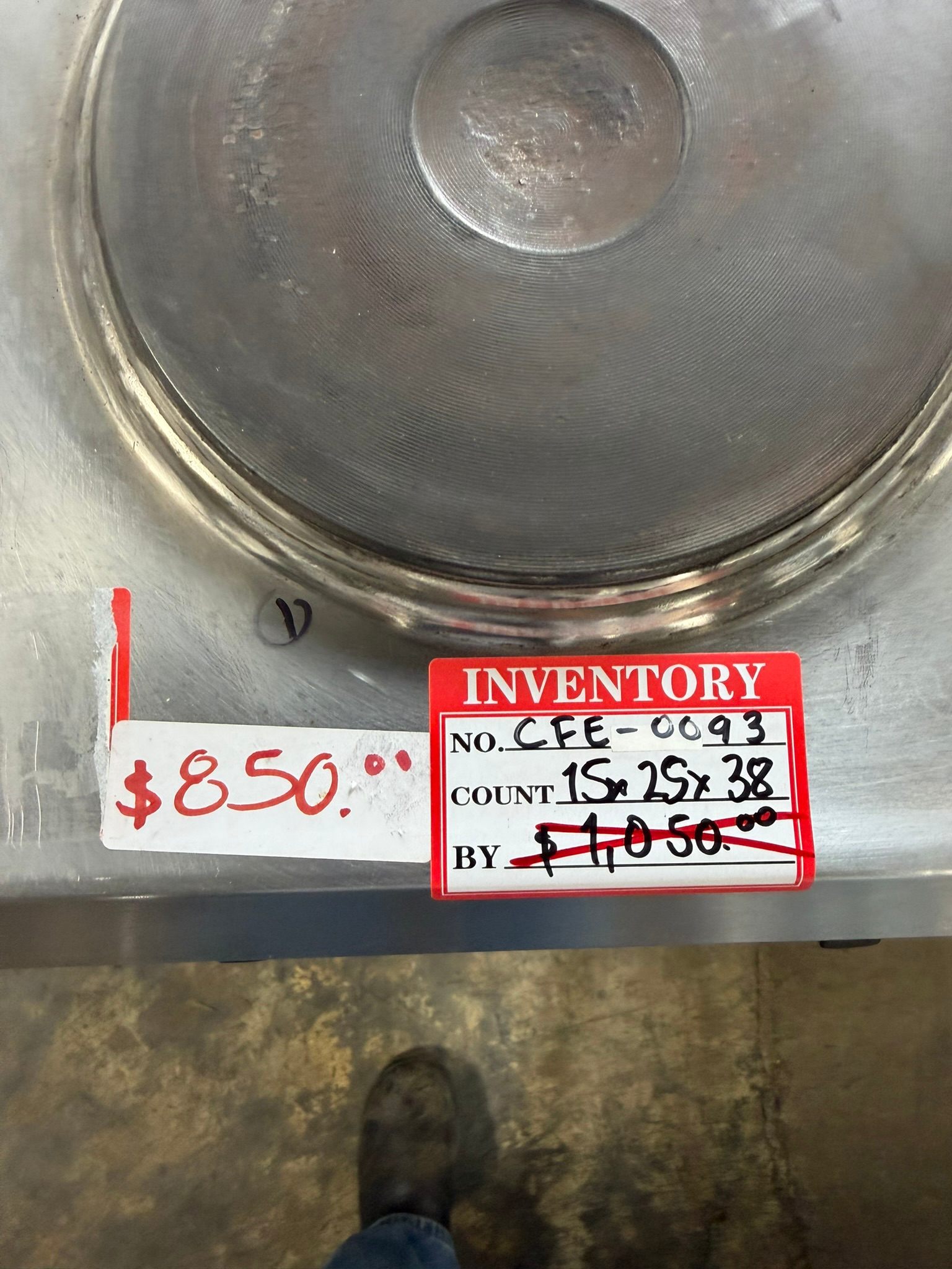 Garland ED-15THSE 15" Designer Series 2-Burner Electric Hot Plate - 208/240V REFURBISHED CFE-0093