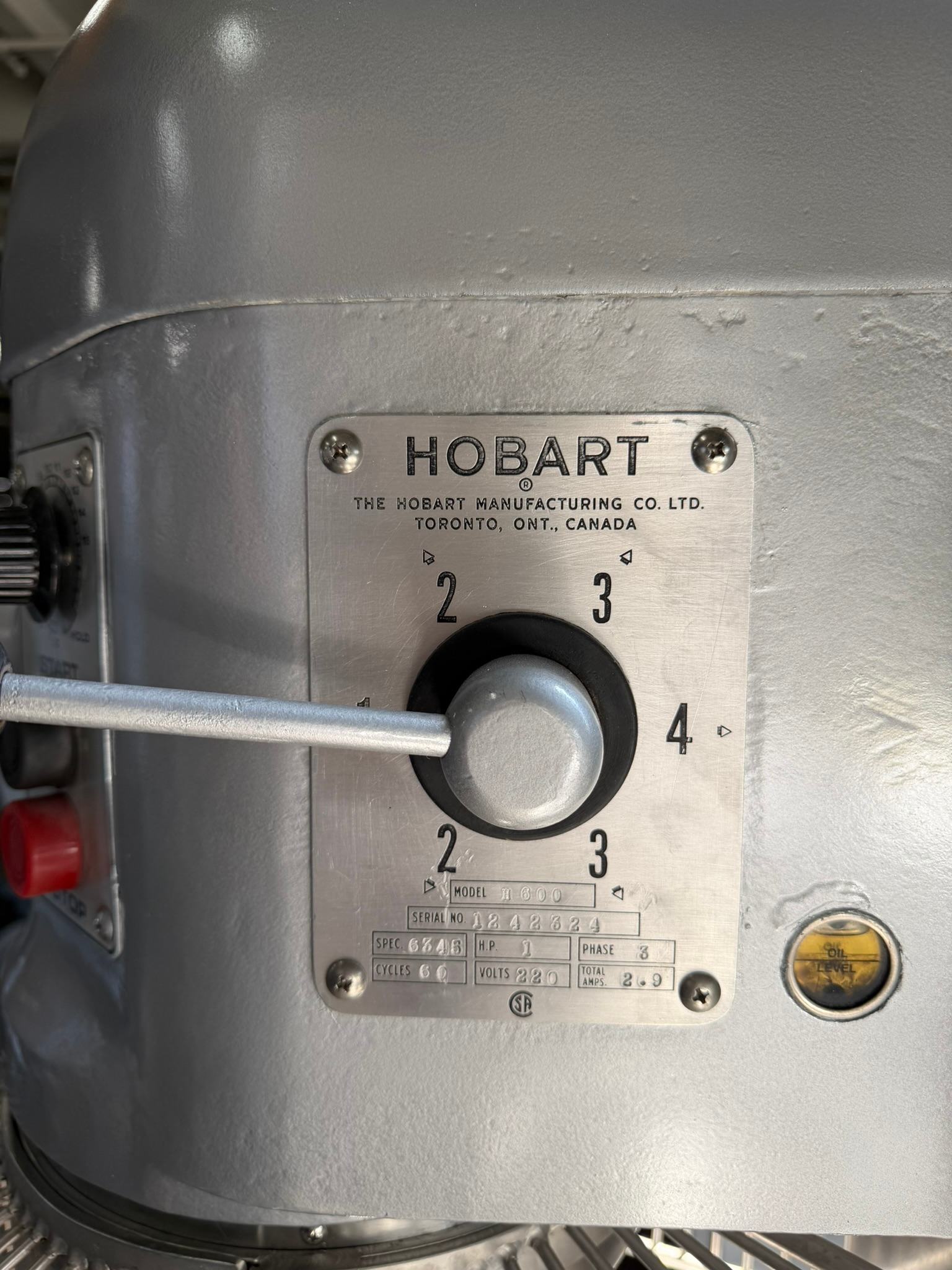 Hobart H600 Planetary Dough Mixer 60Qt. REFURBISHED CFE-0112 Hobart H600 Planetary Dough Mixer 60Qt. REFURBISHED CFE-0112