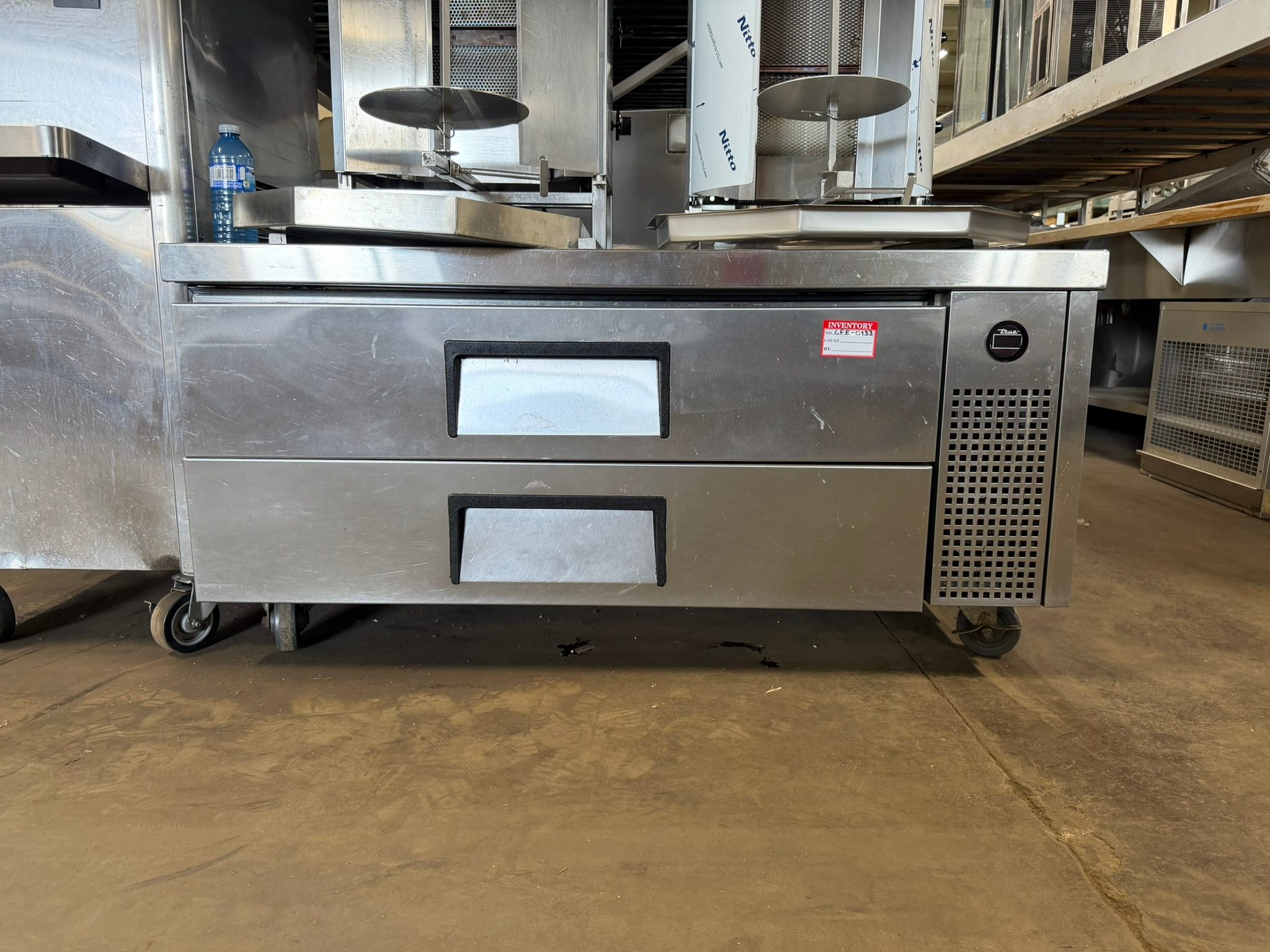 True TRCB-52-HC Refrigerated 52" Chef Base - Fits 4" Deep Pans REFURBISHED CFE-0133