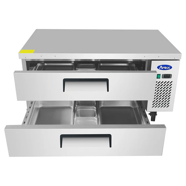 Atosa MGF8448 36" 2-Drawer Refrigerated Chef Base - 4.7 Cu. Ft.