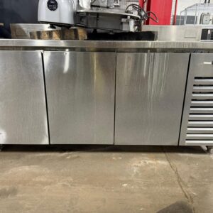 Custom Diamond RL-3072-SC Commercial stainless steel refrigerated prep cabinet REFURBISHED CFE-0168
