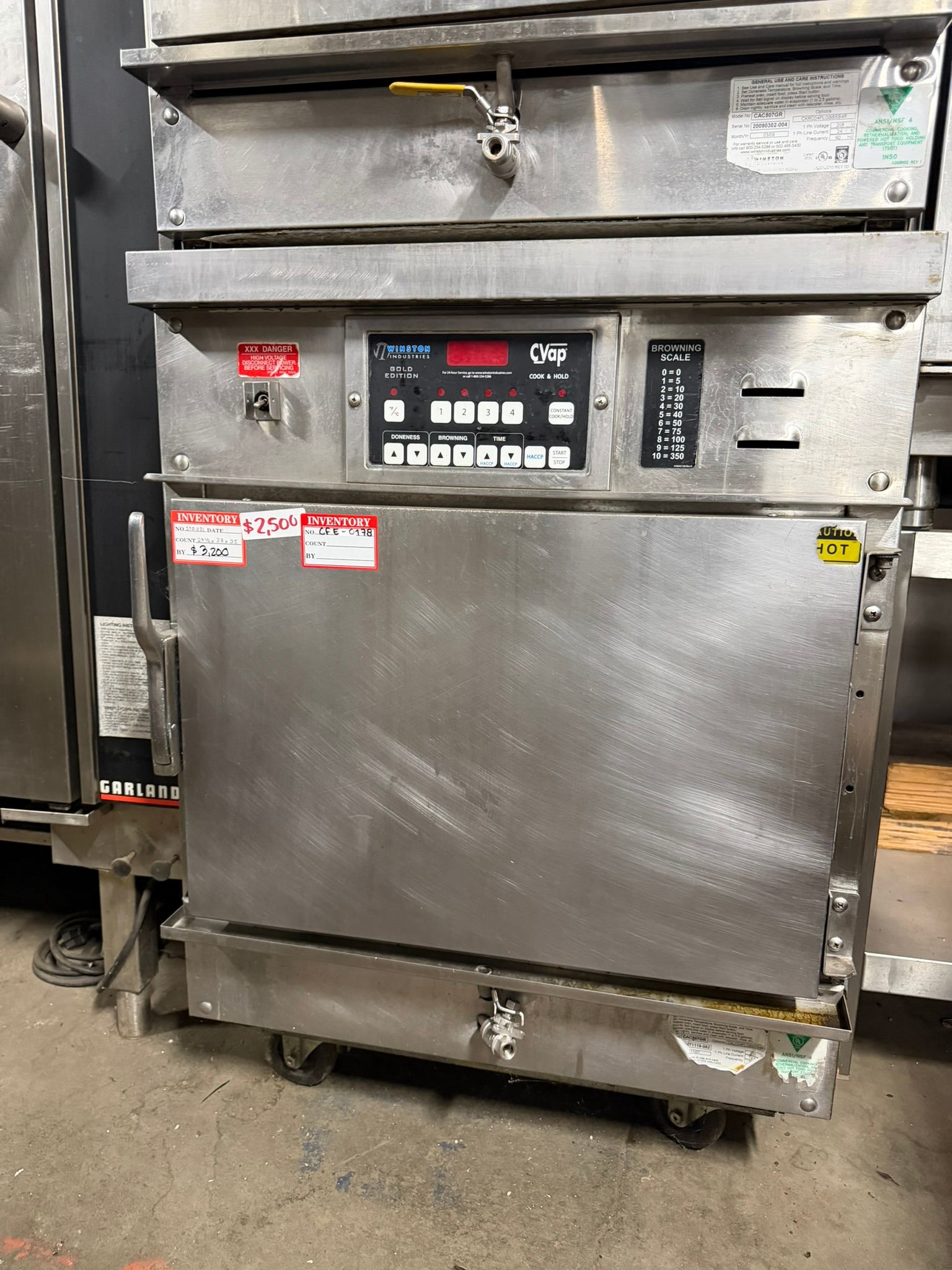 Winston CAC507GR Cook & Hold Oven REFURBISHED CFE-0178