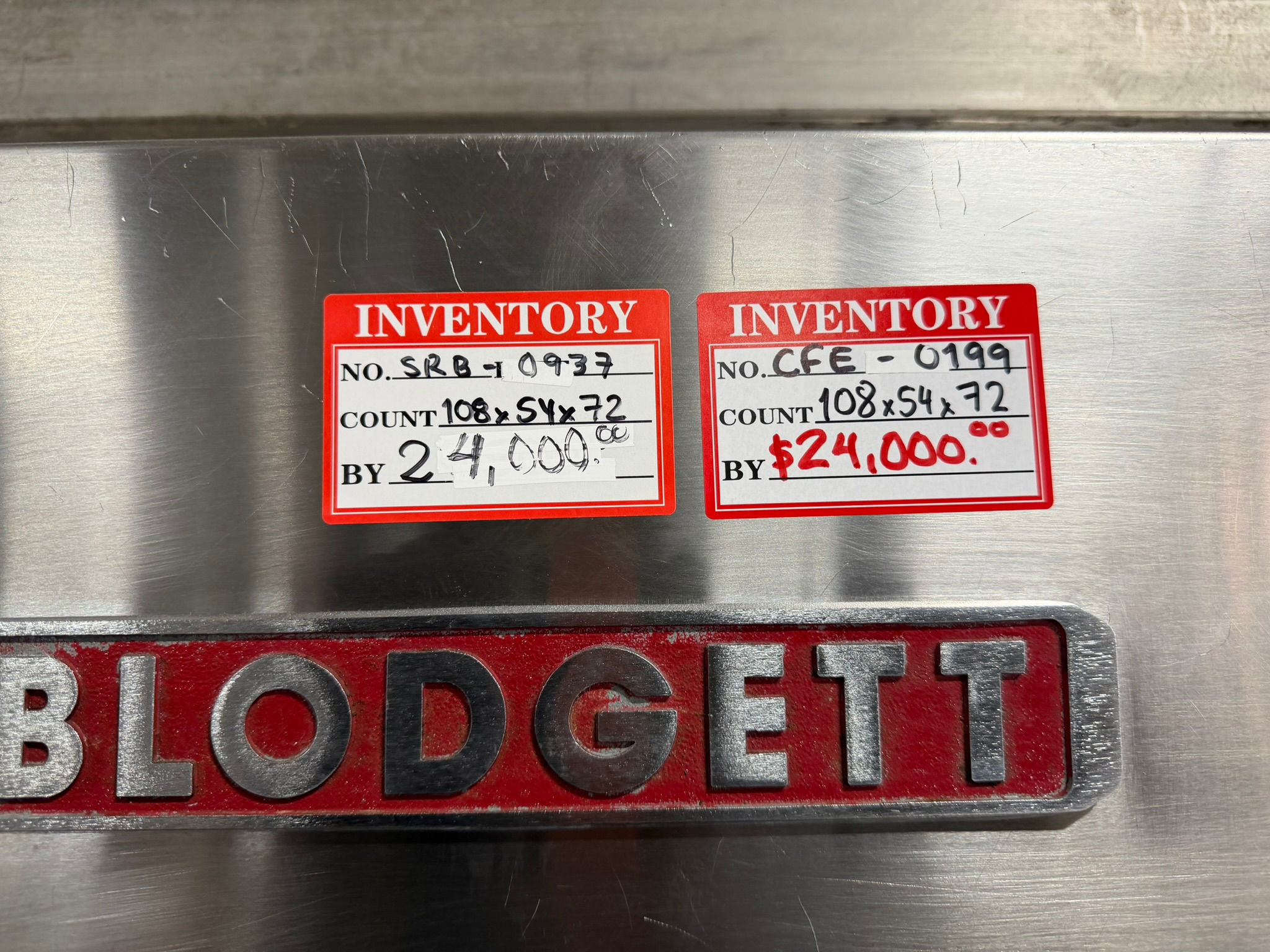 Blodgett conveyor pizza oven Double deck REFURBISHED CFE-0199 Blodgett conveyor pizza oven Double deck REFURBISHED CFE-0199