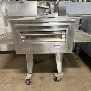 Zesto CG3018 Natural Gas Double Conveyor Pizza/Bake Oven, 18″ Wide Belt, 30″ Cook Chamber REFURBISHED CFE-0221 Zesto CG3018 Natural Gas Double Conveyor Pizza/Bake Oven, 18″ Wide Belt, 30″ Cook Chamber REFURBISHED CFE-0221