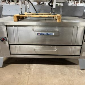 Bakers Pride Y-612 Super Deck Series single gas pizza deck oven REFURBISHED CFE-0222