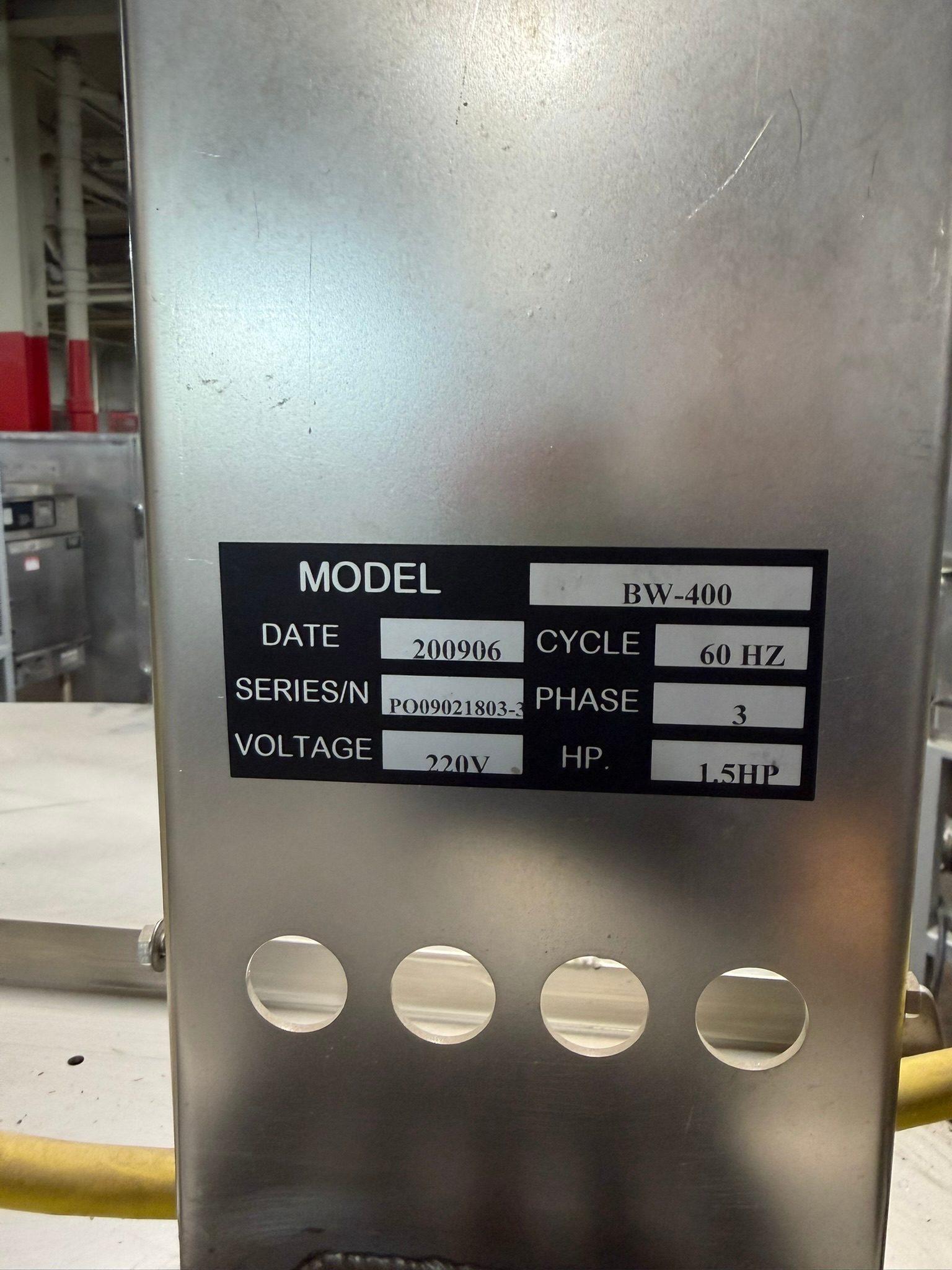 Anko Chiller Agitator | BW400 | 3 Ph 1.5 HP Electric REFURBISHED CFE-0251 Anko Chiller Agitator | BW400 | 3 Ph 1.5 HP Electric REFURBISHED CFE-0251