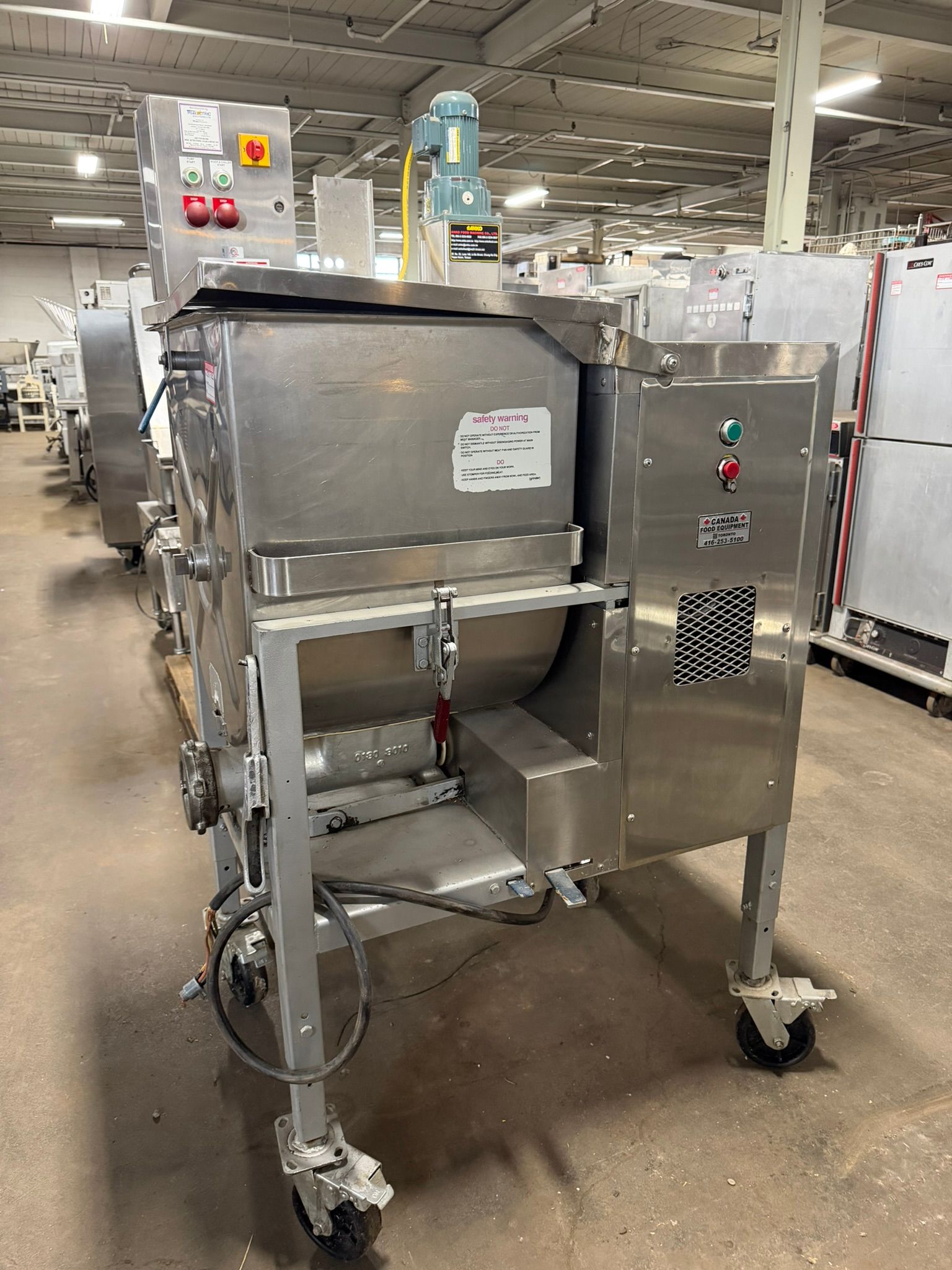 Hollymatic GMG180A Meat Mixer Grinder Butcher Commercial REFURBISHED CFE-0252