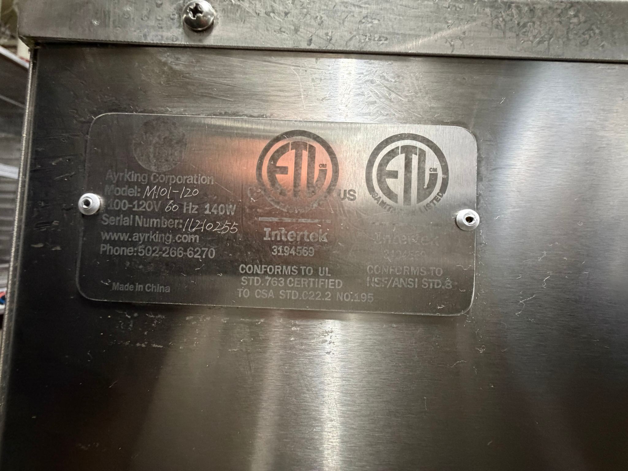 Omcan - Vacuum Meat Marinator M101-120 REFURBISHED CFE-0263 Omcan - Vacuum Meat Marinator M101-120 REFURBISHED CFE-0263