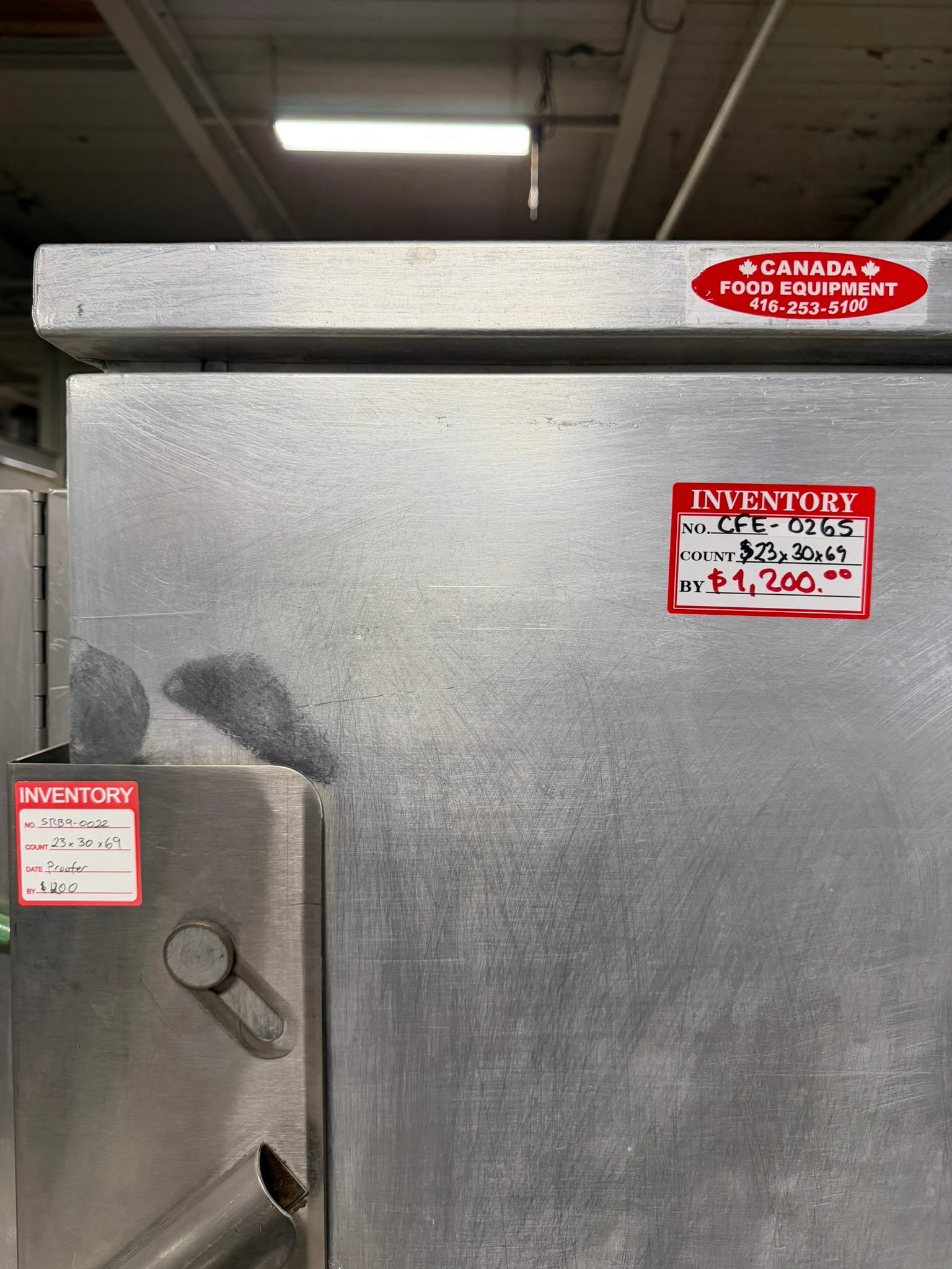 23" Proofer REFURBISHED CFE-0265 23" Proofer REFURBISHED CFE-0265