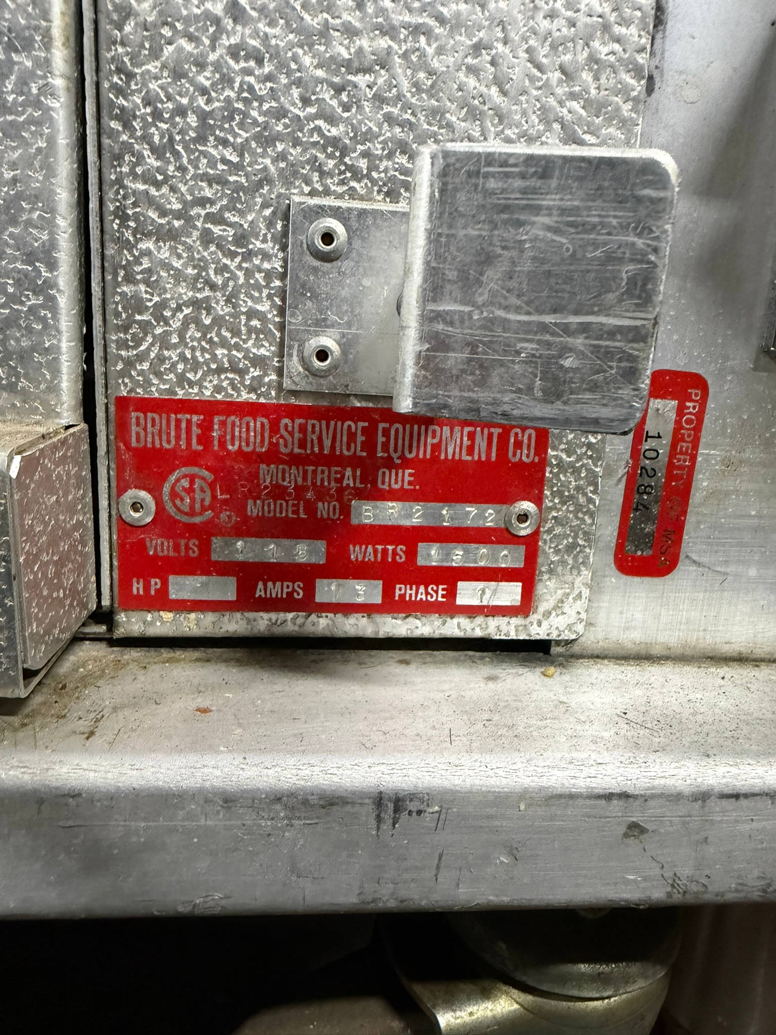 Brute Single Door Proofer / Holding Cabinet REFURBISHED CFE-0278
