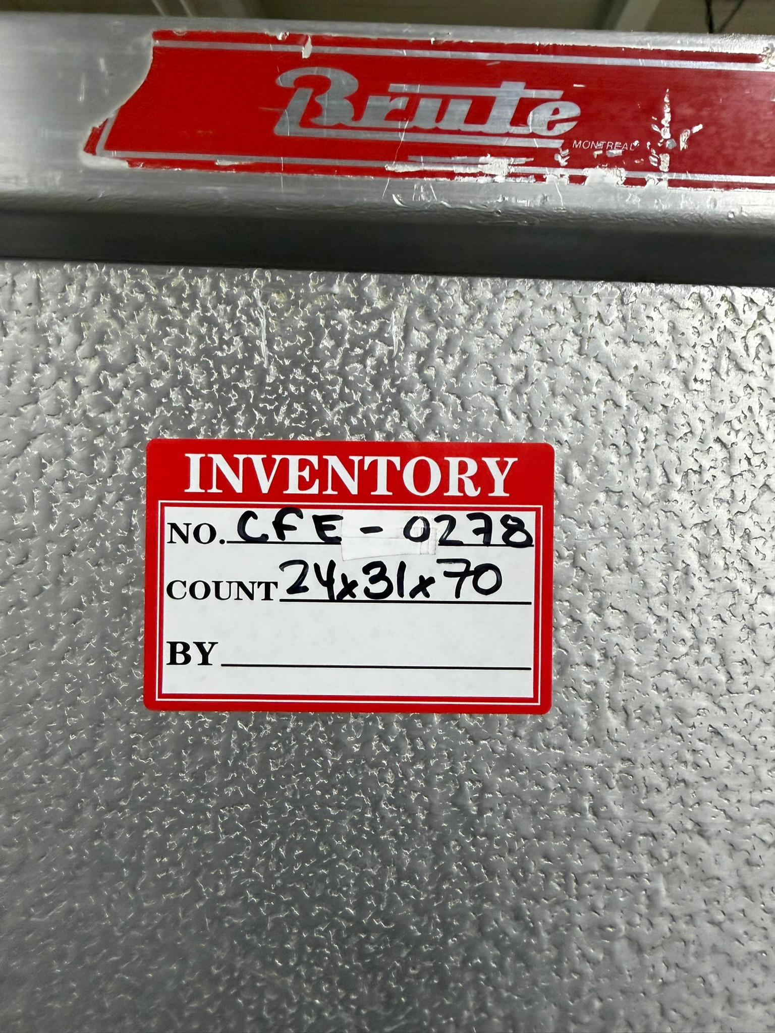 Brute Single Door Proofer / Holding Cabinet REFURBISHED CFE-0278