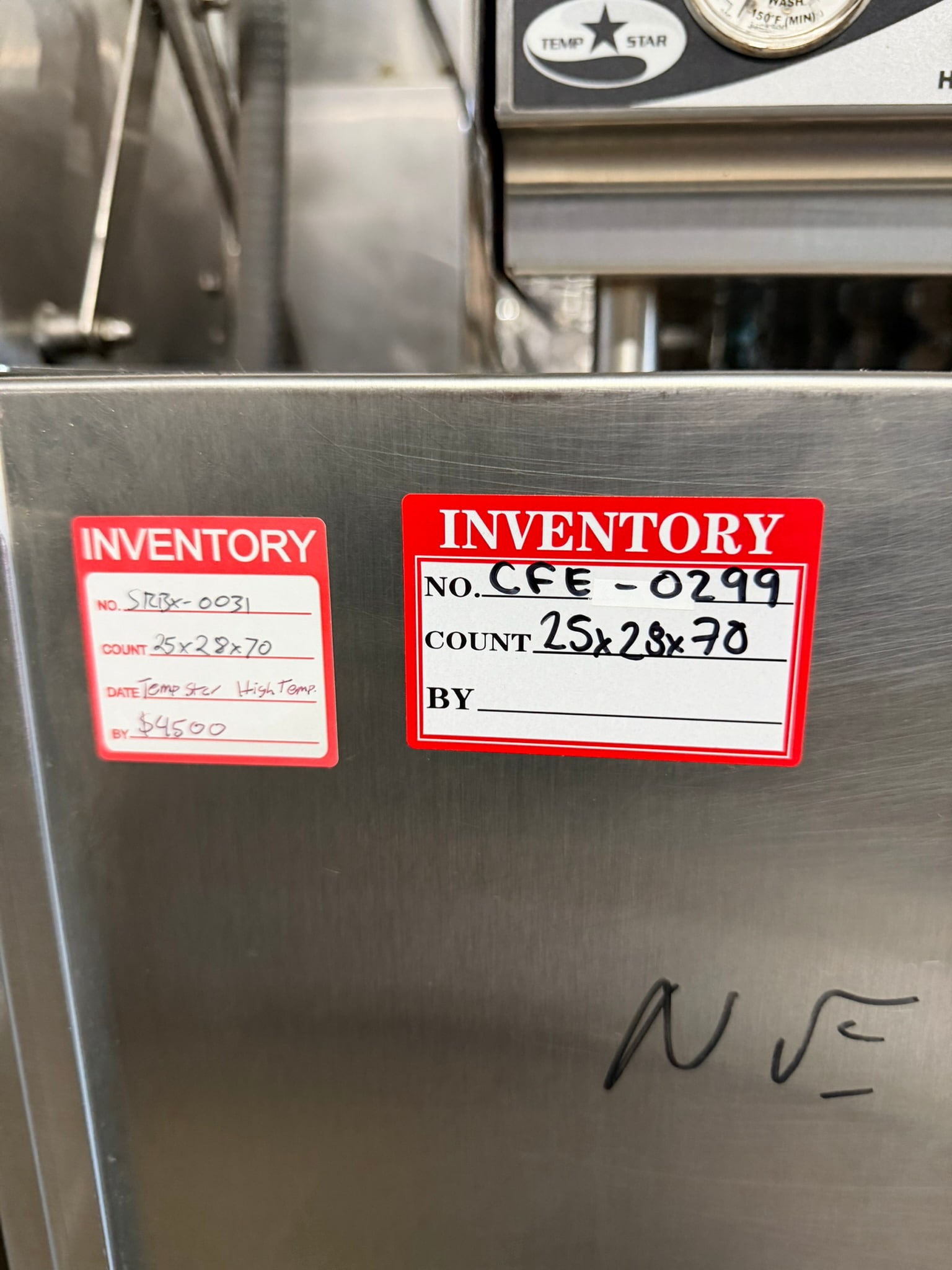 Jackson Tempstar 25" High Temp Dishwasher REFURBISHED CFE-0299 Jackson Tempstar 25" High Temp Dishwasher REFURBISHED CFE-0299