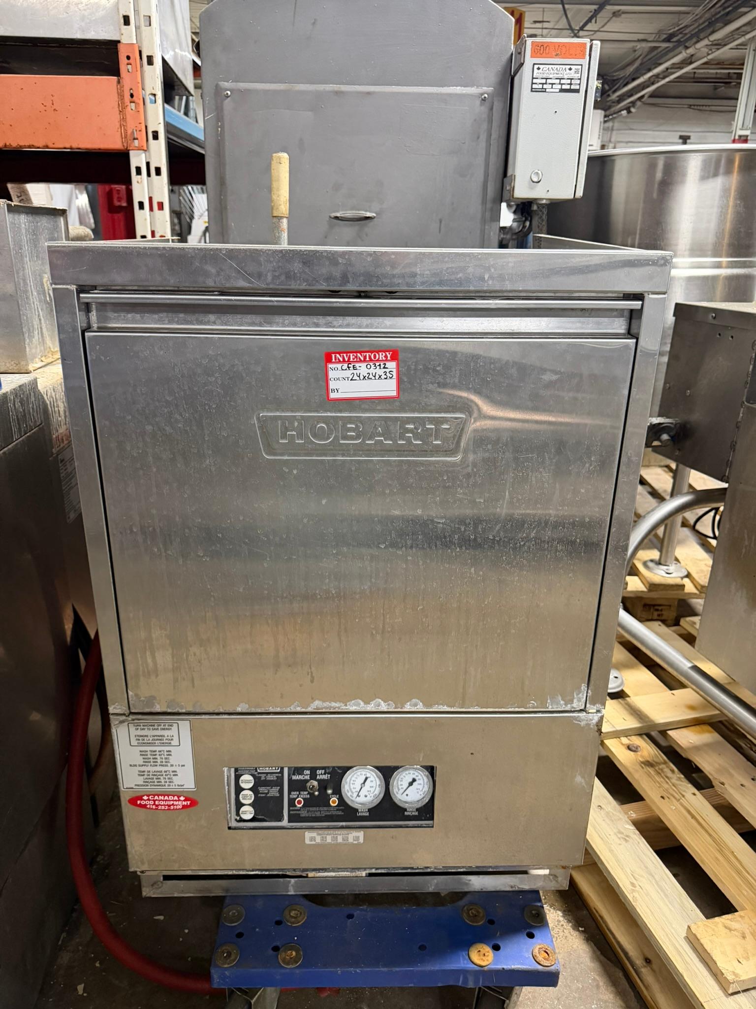 Hobart SR24H – High-Temperature Undercounter Dishwasher REFURBISHED CFE-0312 Hobart SR24H – High-Temperature Undercounter Dishwasher REFURBISHED CFE-0312
